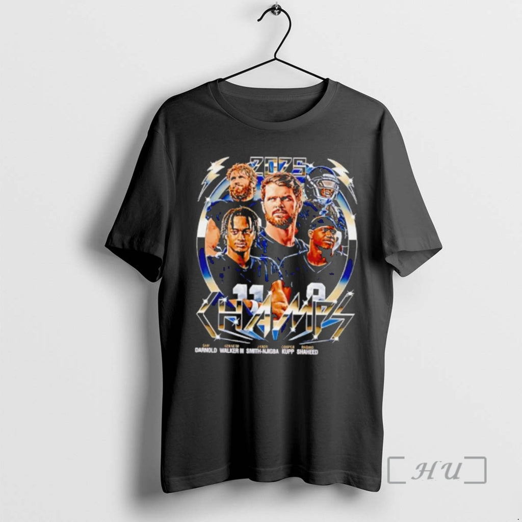 Officials Nice 2025 Champs Sam Darnold Kenneth Walker Jaxon Smith Njgba Cooper Kupp Premium T-Shirts, Hoodie, Sweatshirt