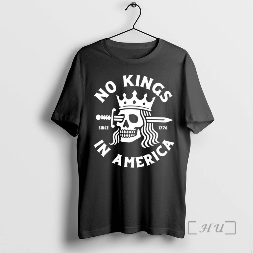 Officials No Kings In America Skull T-Shirts, Hoodie, Sweatshirt | DripVista.com