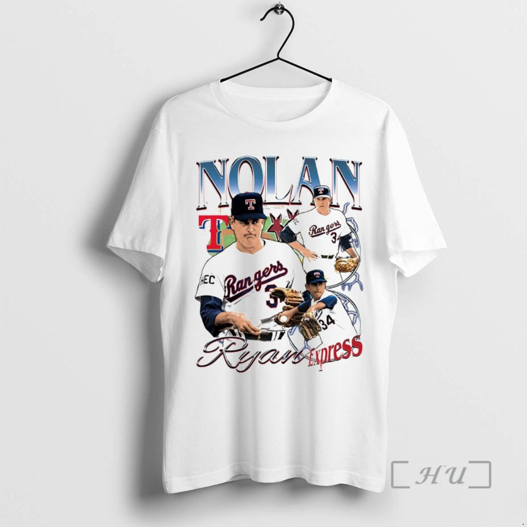 Officials Nolan Ryan Express Picture Collage Texas Rangers T-Shirts, Hoodie, Sweatshirt | DripVista.com