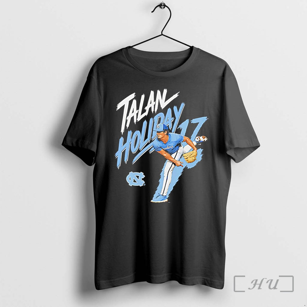 Officials North Carolina Tar Heels Talan Holiday Throwing Vintage Tee