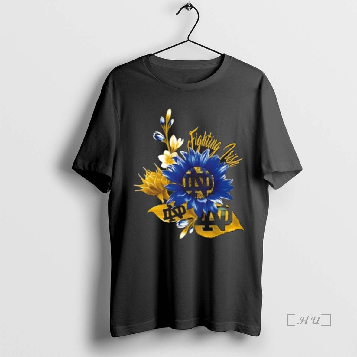 Officials Notre Dame Fighting Irish Football X Sunflower Floral T-Shirts, Hoodie, Sweatshirt | DripVista.com