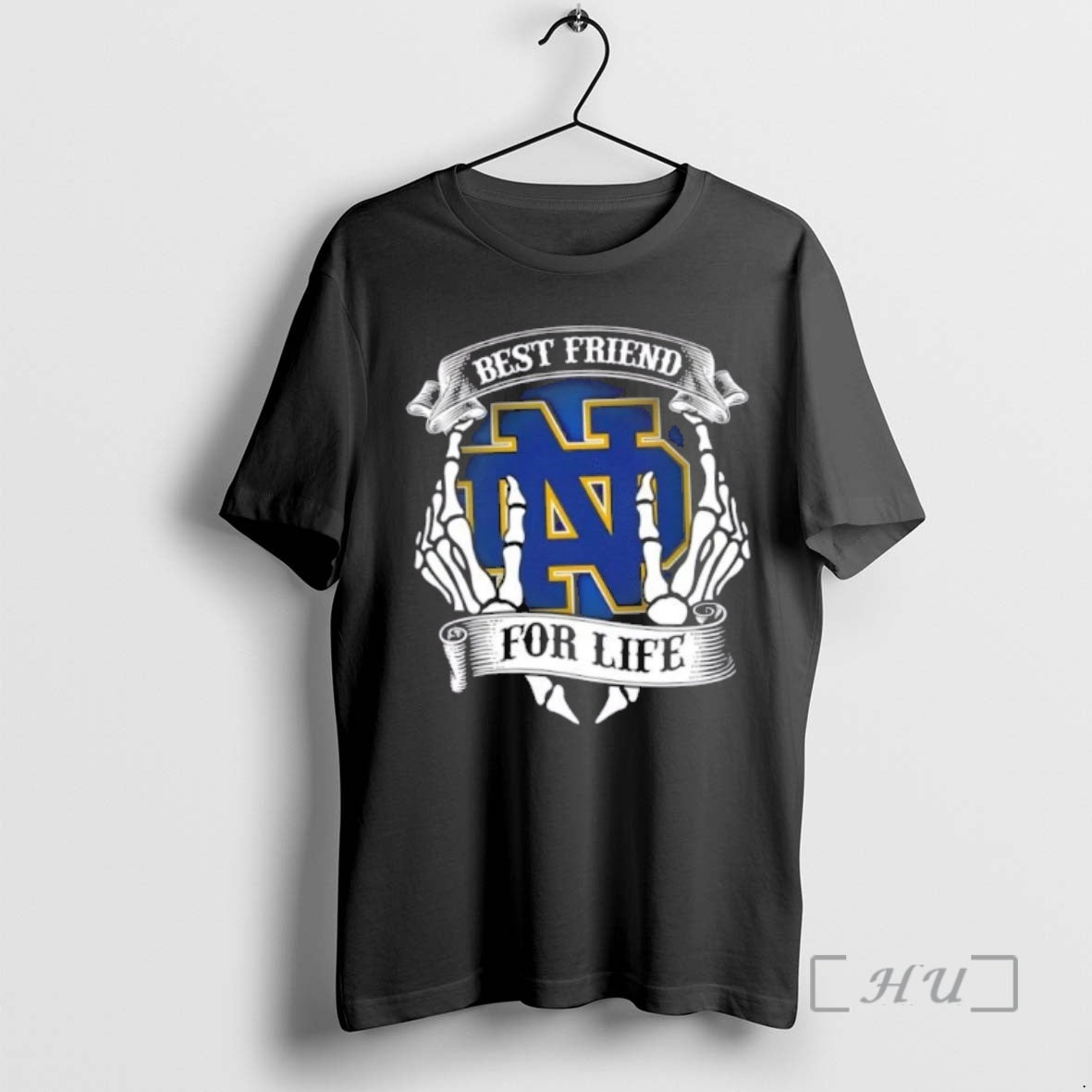 Officials Notre Dame Fighting Irish Best Friend For Life Hands Bones Premium T Shirts Sweater Hoodie, Sweatshirt
