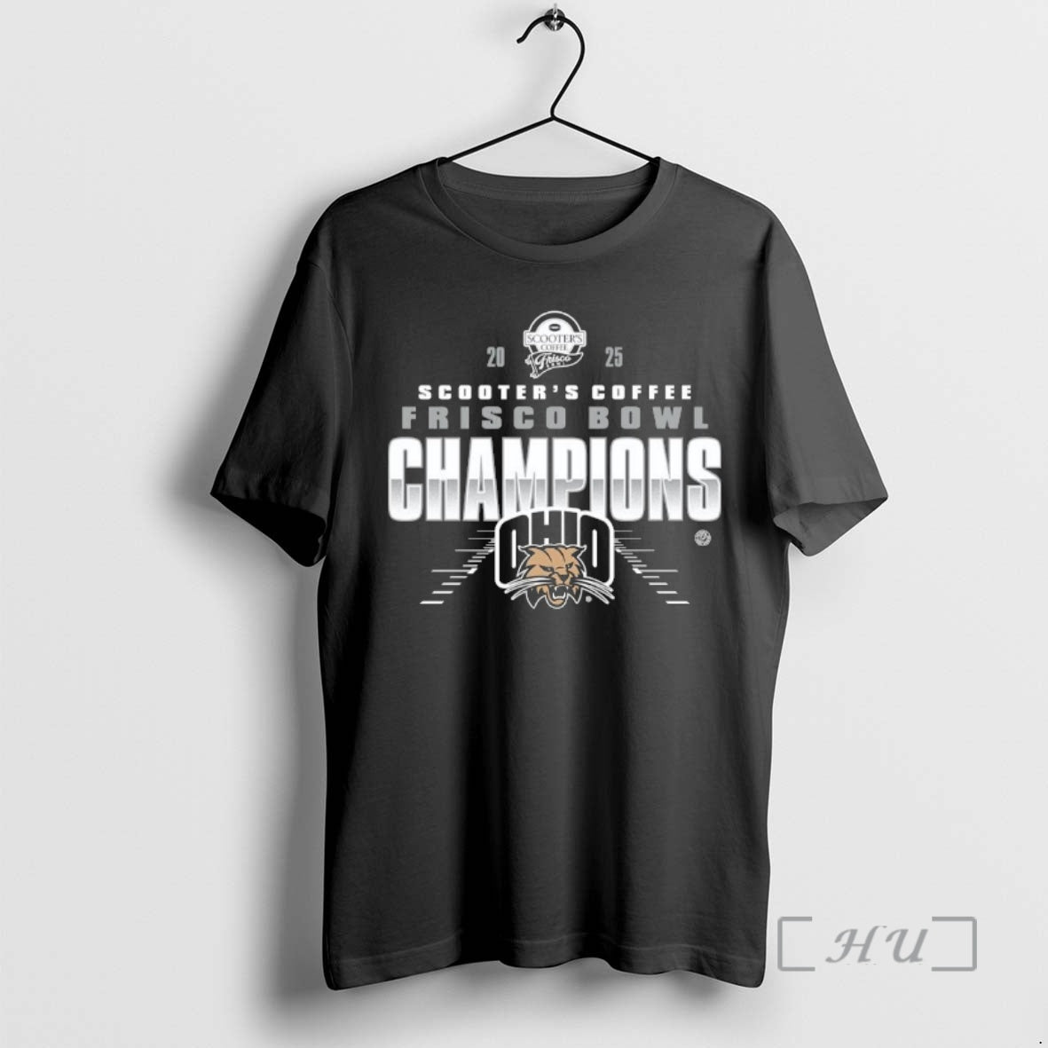 Officials Ohio Bobcats 2025 Frisco Bowl Champions T-Shirts, Hoodie, Sweatshirt | DripVista.com