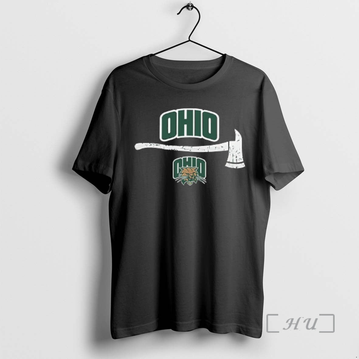 Officials Ohio Bobcats Firefighters Appreciation Gameday Logo Double Sided Graphic T-Shirts, Hoodie, Sweatshirt