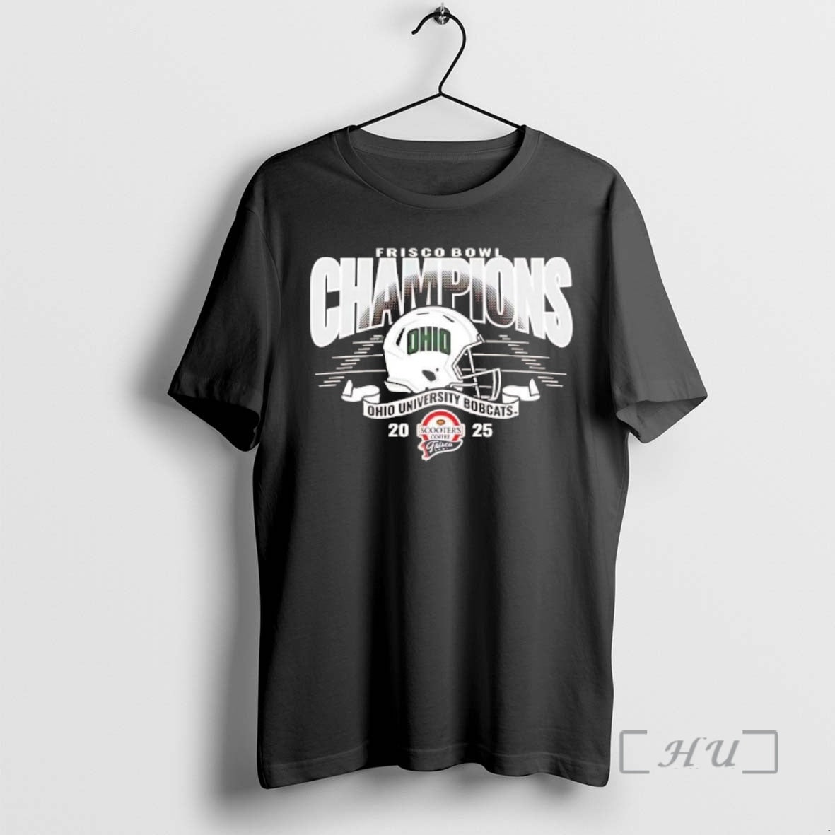 Officials Ohio Bobcats Helmet 2025 Frisco Bowl Football Champions T-Shirts, Hoodie, Sweatshirt | DripVista.com