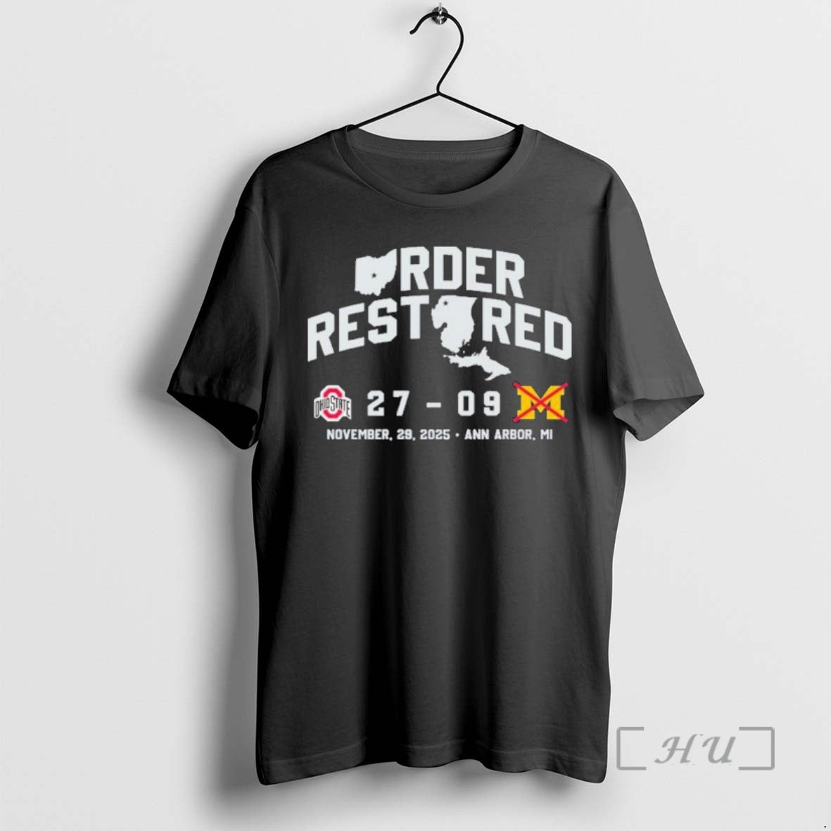 Officials Ohio Order Restored Beat Michigan 27 9 T-Shirts, Hoodie, Sweatshirt | DripVista.com