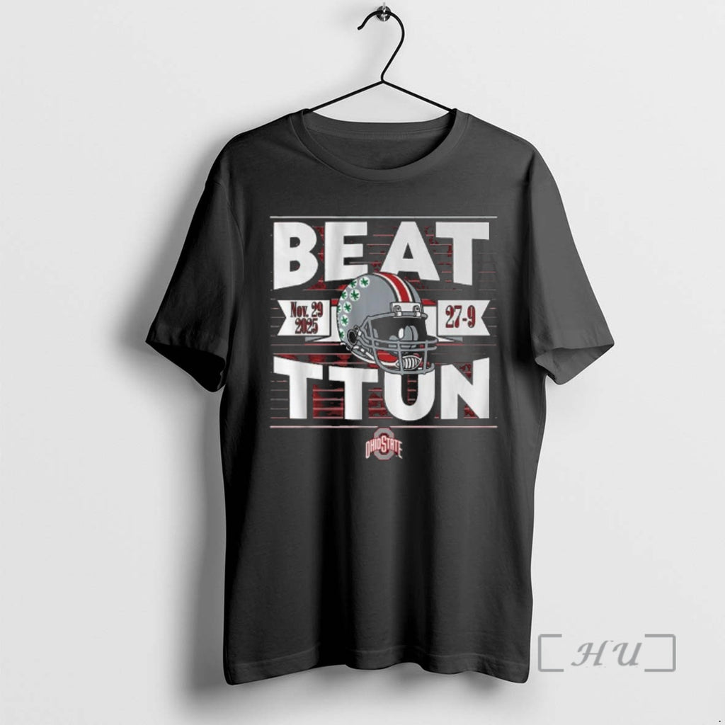 Officials Ohio State Football Beat Ttun In The Game 2025 T-Shirts, Hoodie, Sweatshirt | DripVista.com
