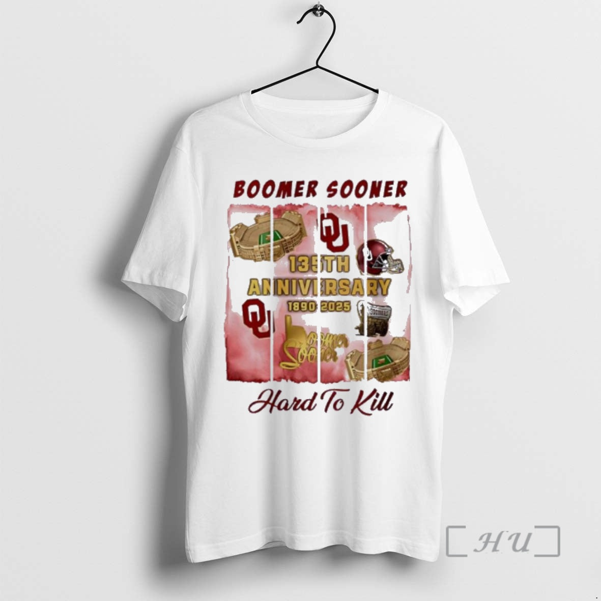 Officials Oklahoma Sooners Boomer Sooner 135th Anniversary Hard To Kill T-Shirts, Hoodie, Sweatshirt | DripVista.com