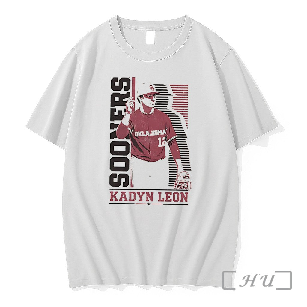 Officials Oklahoma Sooners Kadyn Leon Posing Vintage Tee