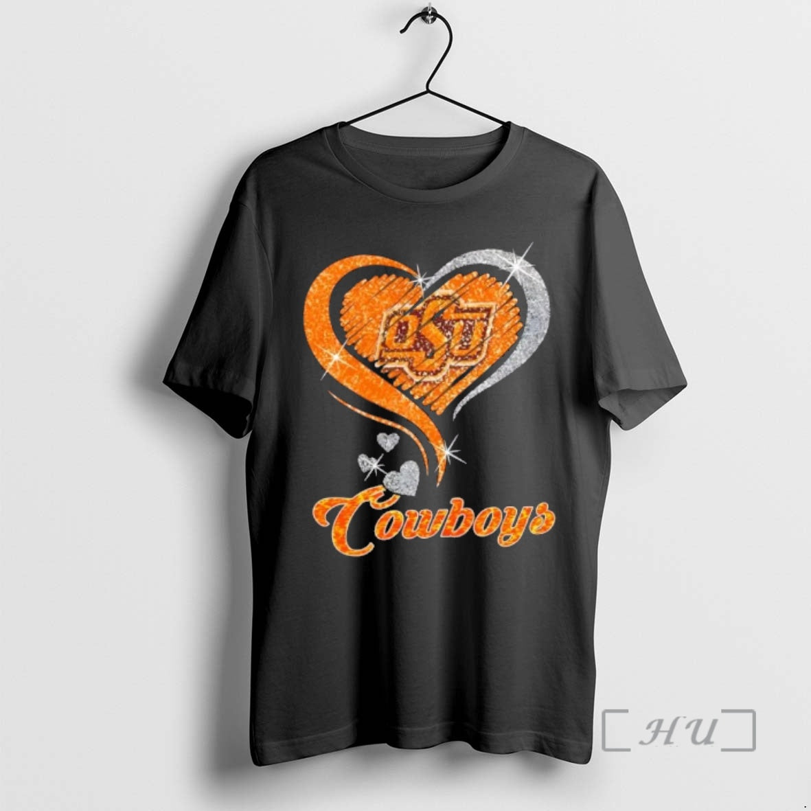 Officials Oklahoma State Cowboys Football In Glitter Heart Fans T-Shirts, Hoodie, Sweatshirt | DripVista.com