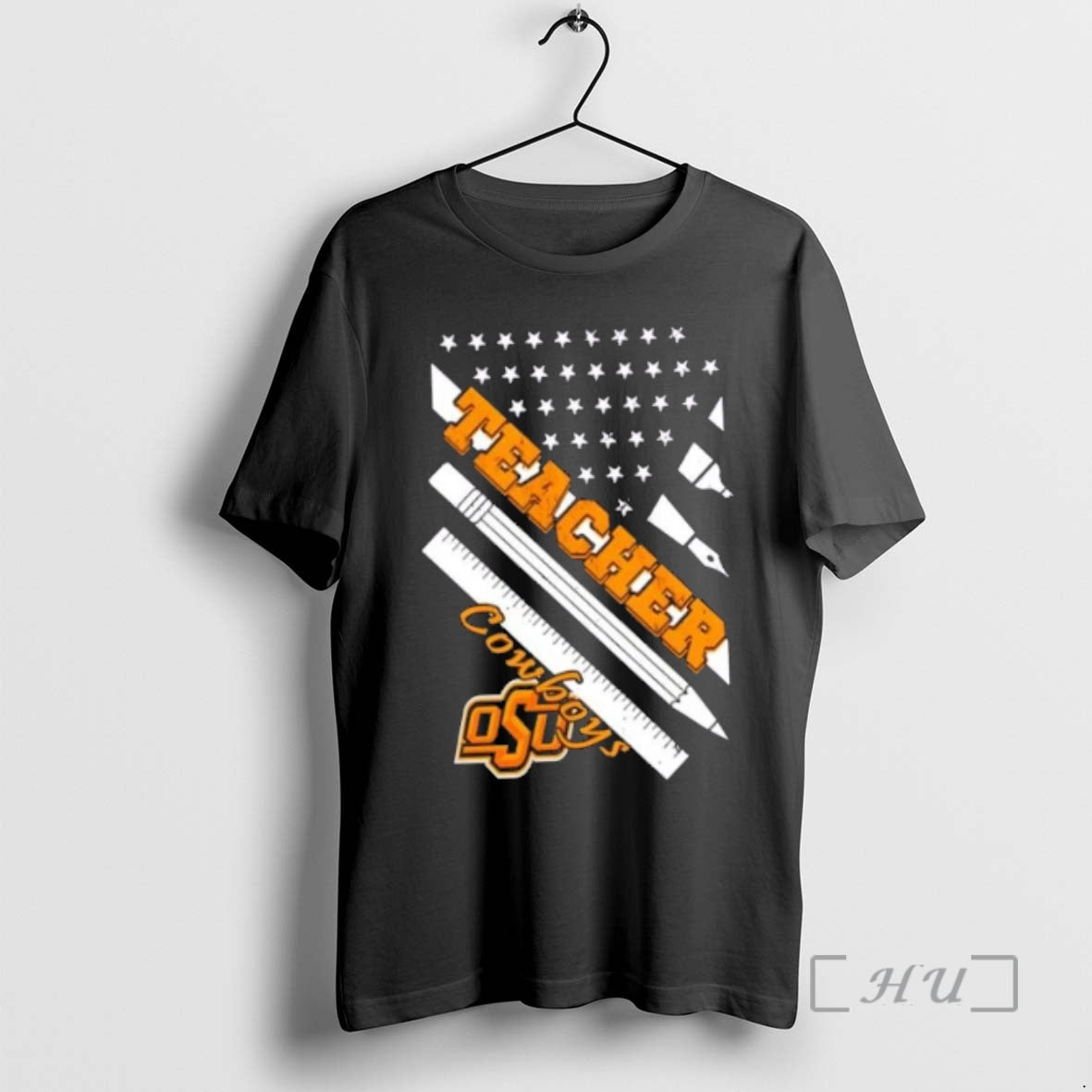 Officials Oklahoma State Cowboys X Teacher American Flag T-Shirts, Hoodie, Sweatshirt | DripVista.com