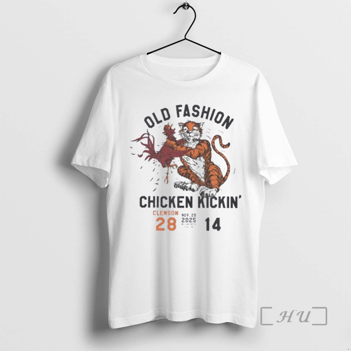 Officials Old Fashion Chicken Kickin 2025 Clemson Tigers 28 14 South Carolina Gamecocks Premium T-Shirts, Hoodie, Sweatshirt