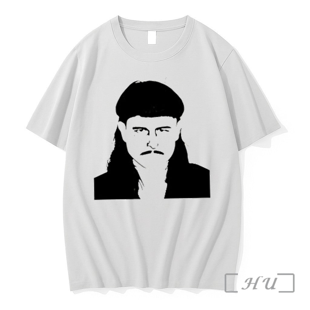 Officials Oliver Tree Silhouette Portrait With Mullet Haircut Minimalist Art