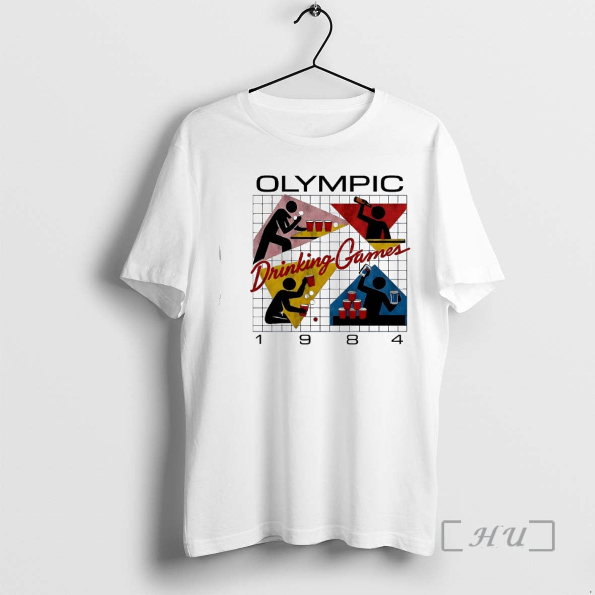 Officials Olympic Drinking Games 1984 Retro T-Shirts, Hoodie, Sweatshirt | DripVista.com