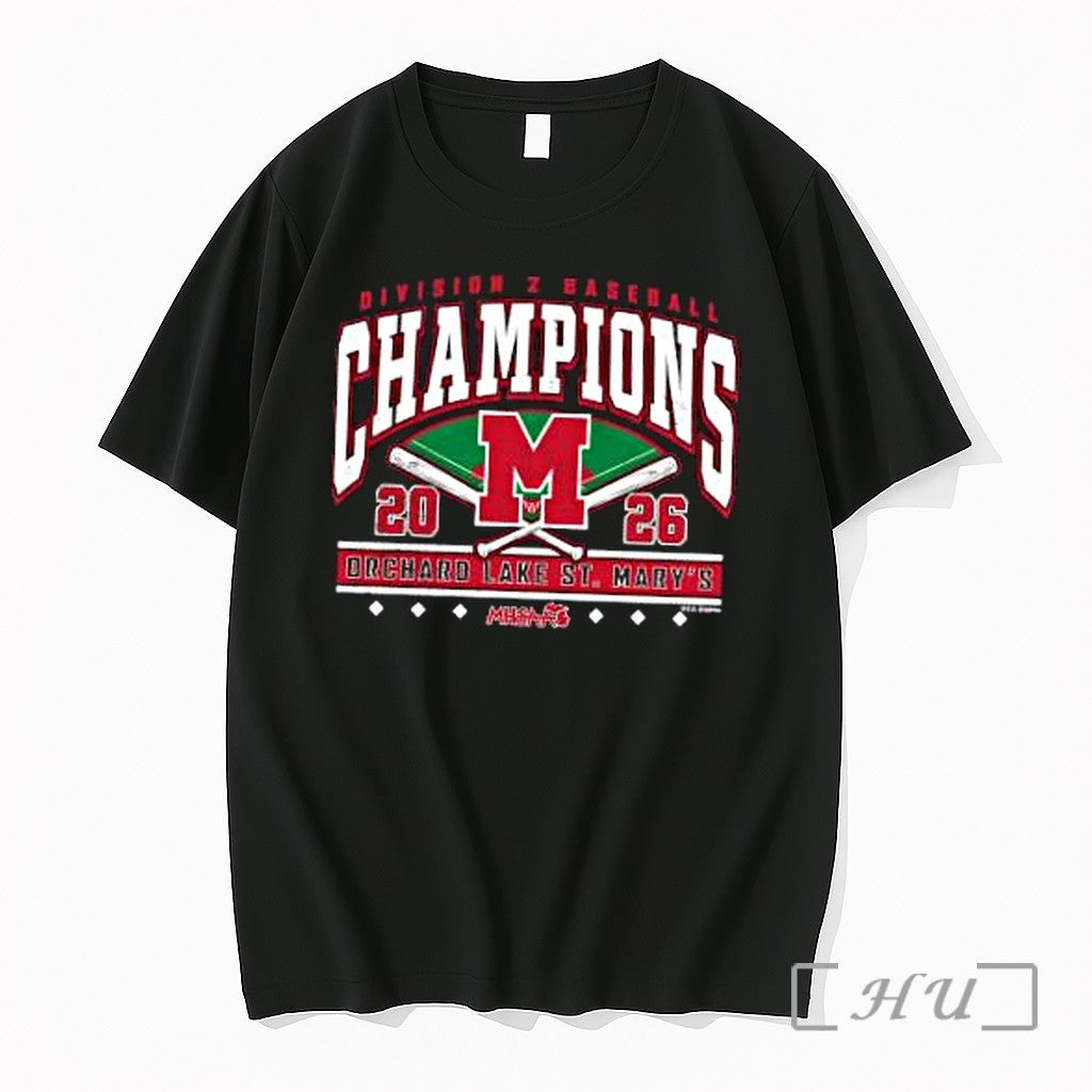 Officials Orchard Lake St Marys 2026 Mhsaa Baseball Division 2 Champions Premium T Shirts Sweater