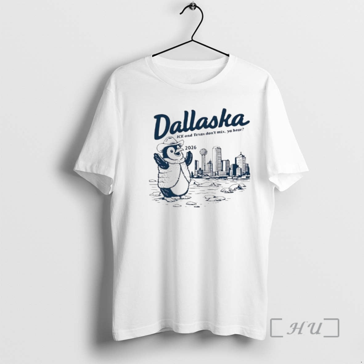 Officials Penguin Dallaska Ice And Texas Dont Mix Ya Hear 2026 Premium T Shirts Sweater Hoodie, Sweatshirt | DripVista.com