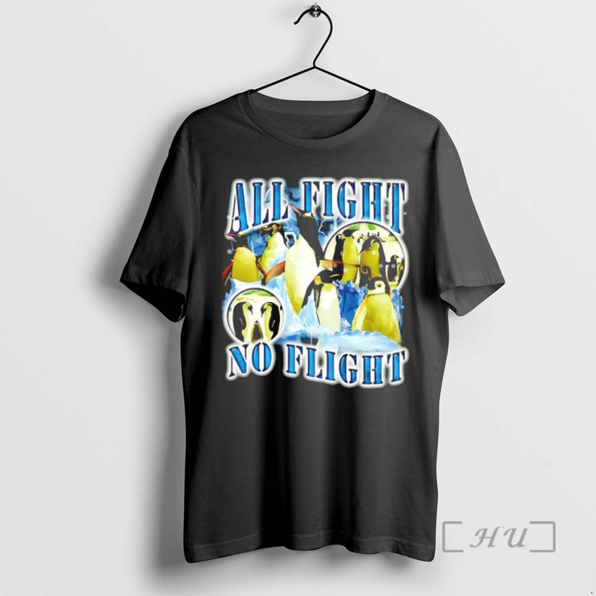 Officials Penguin All Fight No Flight 90s Bootleg T-Shirts, Hoodie, Sweatshirt | DripVista.com