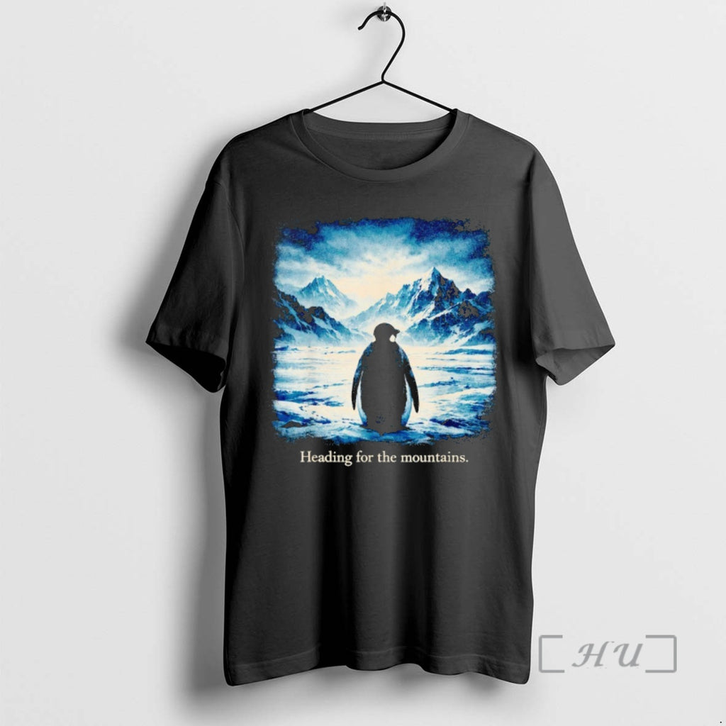 Officials Penguin But Why Heading For The Mountains T-Shirts, Hoodie, Sweatshirt | DripVista.com