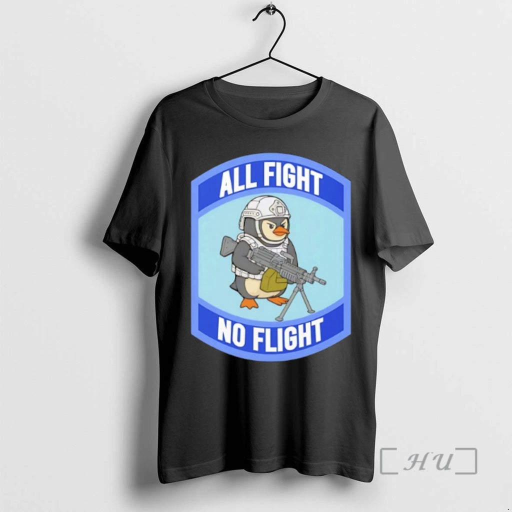 Officials Penguin With Guns All Fight No Flight T-Shirts, Hoodie, Sweatshirt | DripVista.com