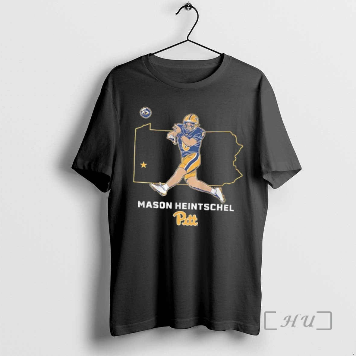 Officials Pitt Football Mason Heintschel State Star 2 Sided T-Shirts, Hoodie, Sweatshirt | DripVista.com