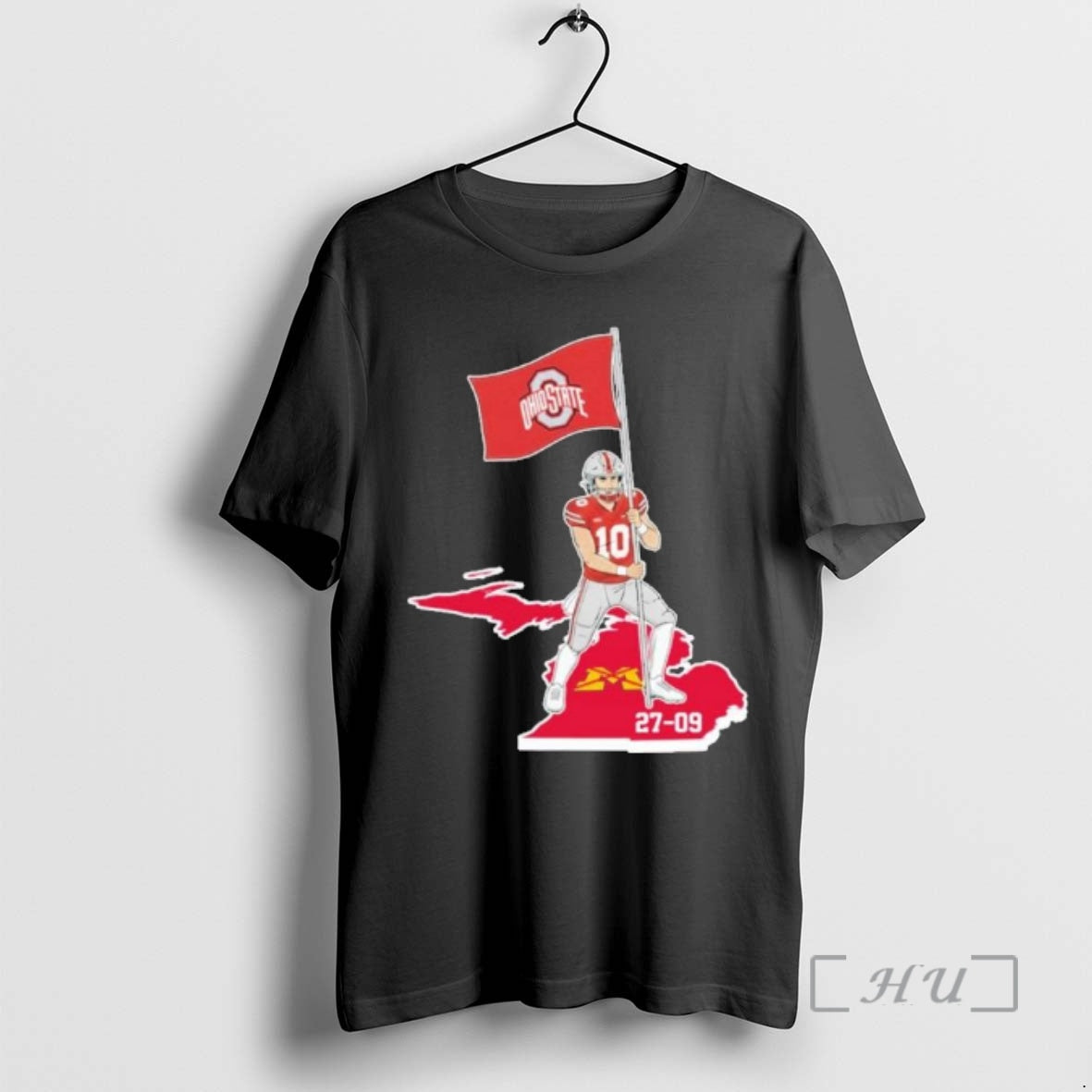 Officials Plant Flag Ohio State Beat Michigan 27 9 T-Shirts, Hoodie, Sweatshirt | DripVista.com