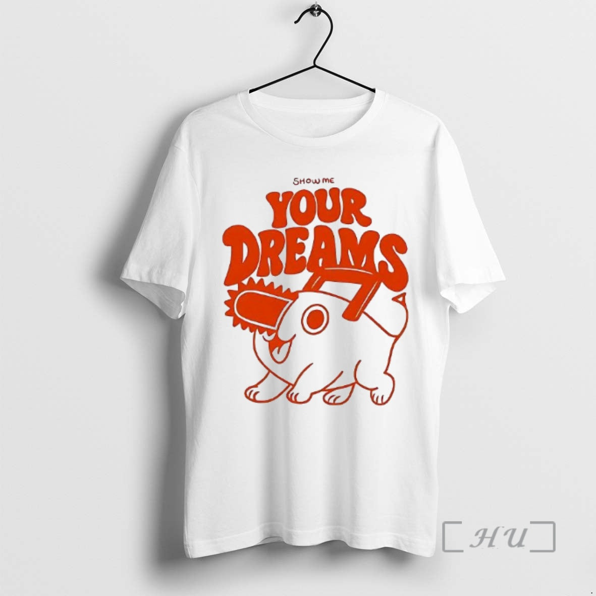 Officials Pochita Chainsaw Man Show Me Your Dreams Woman T-Shirts, Hoodie, Sweatshirt | DripVista.com