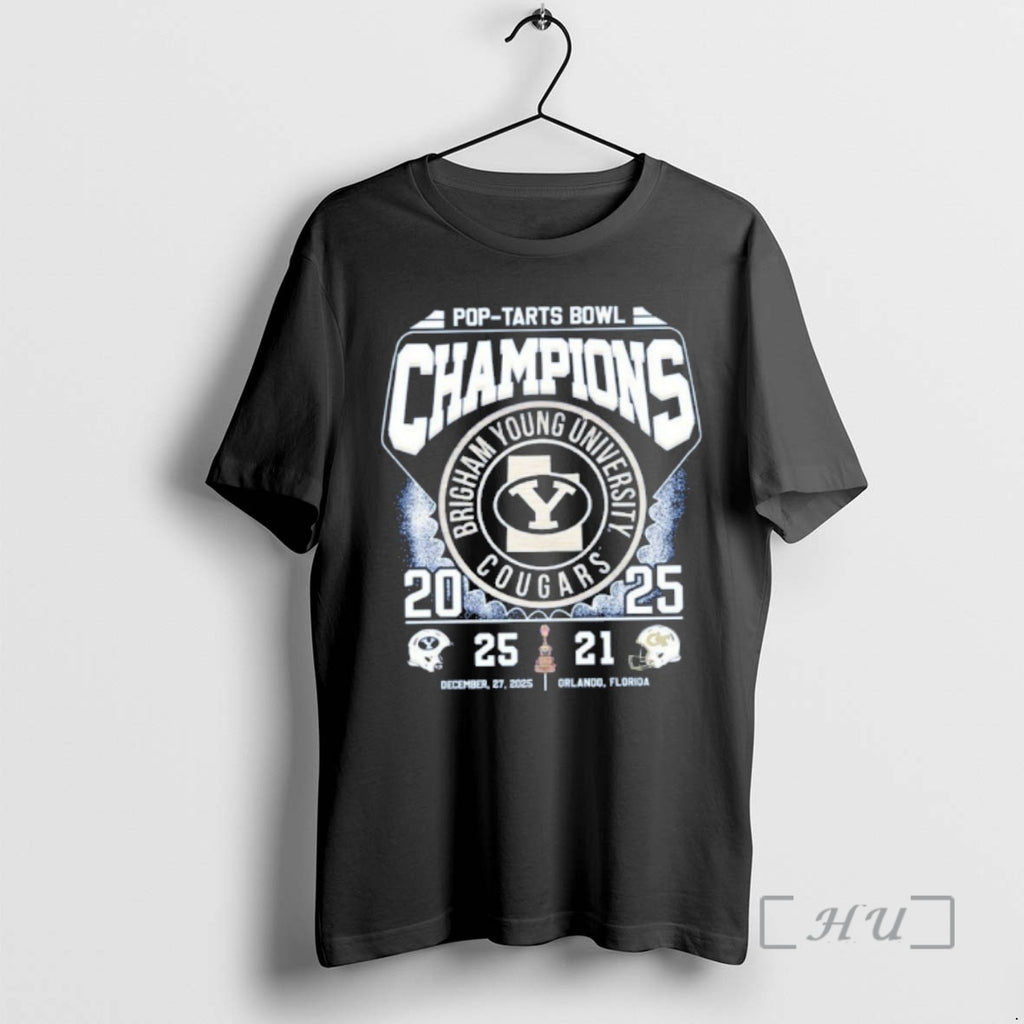 Officials Pop Tarts Bowl Champions Brigham Young University Cougars 2025 T-Shirts, Hoodie, Sweatshirt | DripVista.com