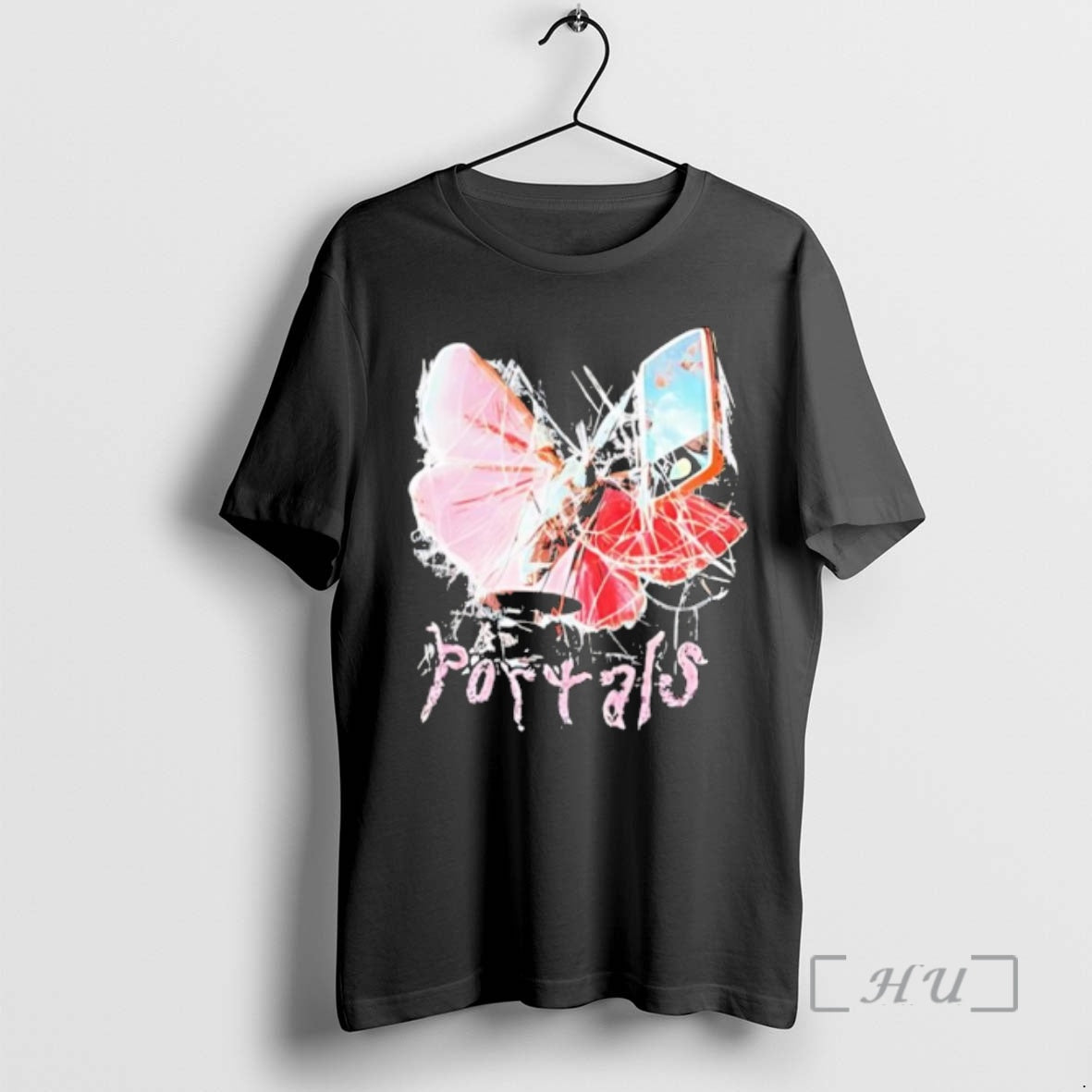Officials Portals Melanie Martinez Pink Butterfly Abstract T-Shirts, Hoodie, Sweatshirt | DripVista.com