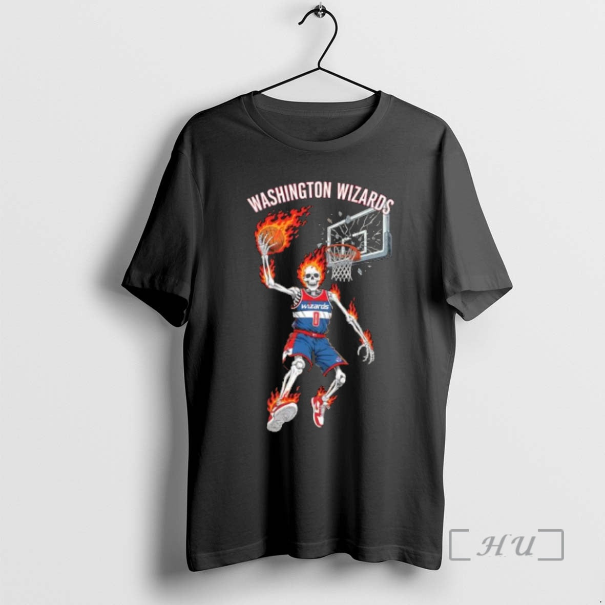Officials Premium Washington Wizards Mens Basketball Skeleton Player Fire T-Shirts, Hoodie, Sweatshirt | DripVista.com