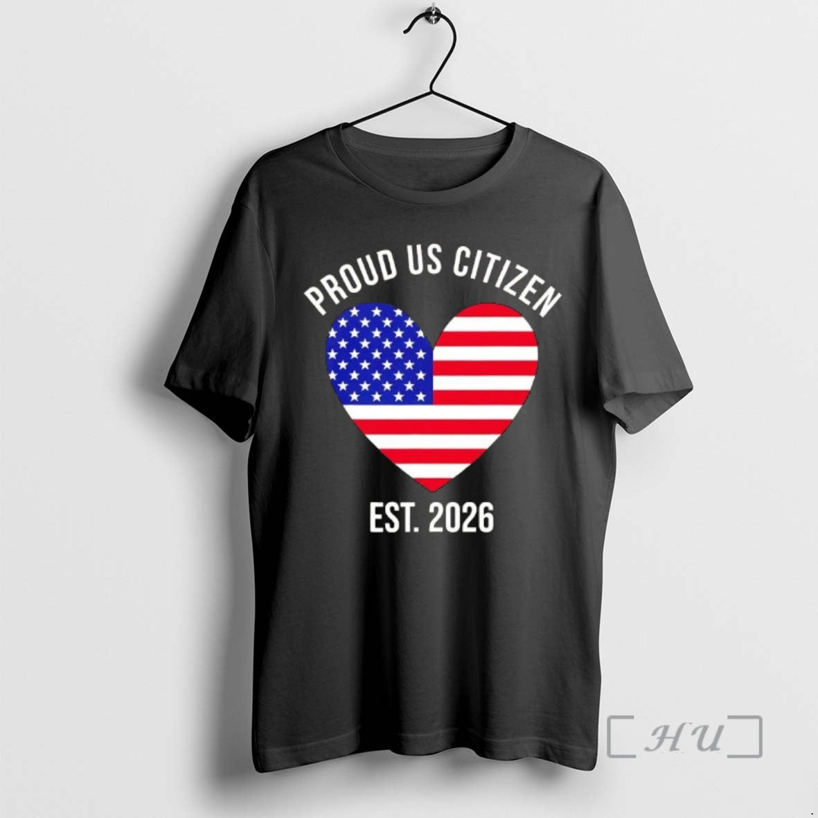 Officials Proud Us Citizen Est 2026 Usa Flag Heart T-Shirts, Hoodie, Sweatshirt | DripVista.com