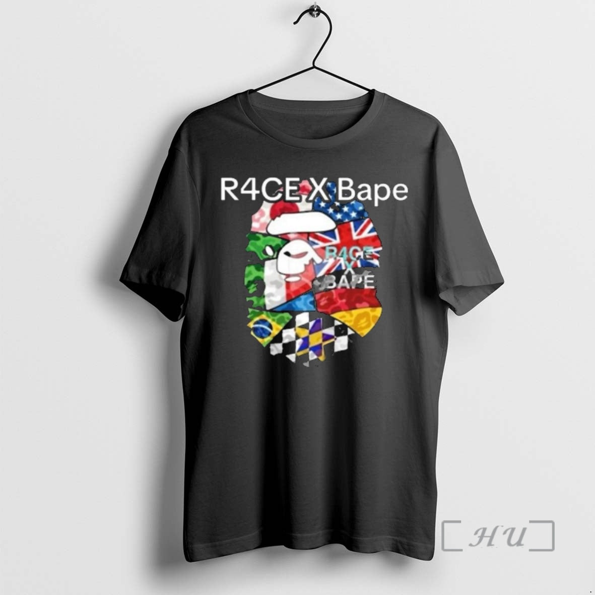 Officials R4ce X Bape Racing Graphic T-Shirts, Hoodie, Sweatshirt | DripVista.com