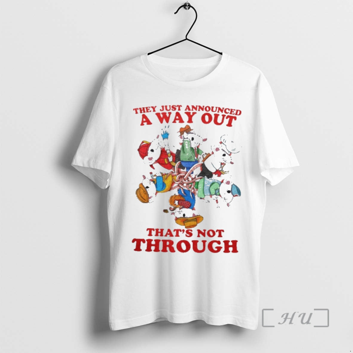 Officials Rat King They Just Announced A Way Out Thats Not Through Premium T Shirts Hoodie, Sweatshirt | DripVista.com
