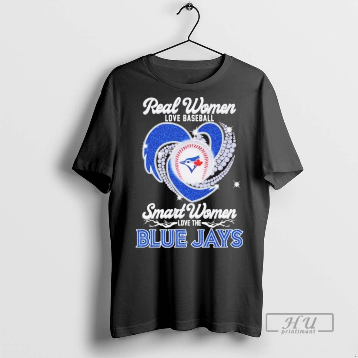 Officials Real Women Love Baseball Smart Women Love The Blue Jays Diamond T Shirts