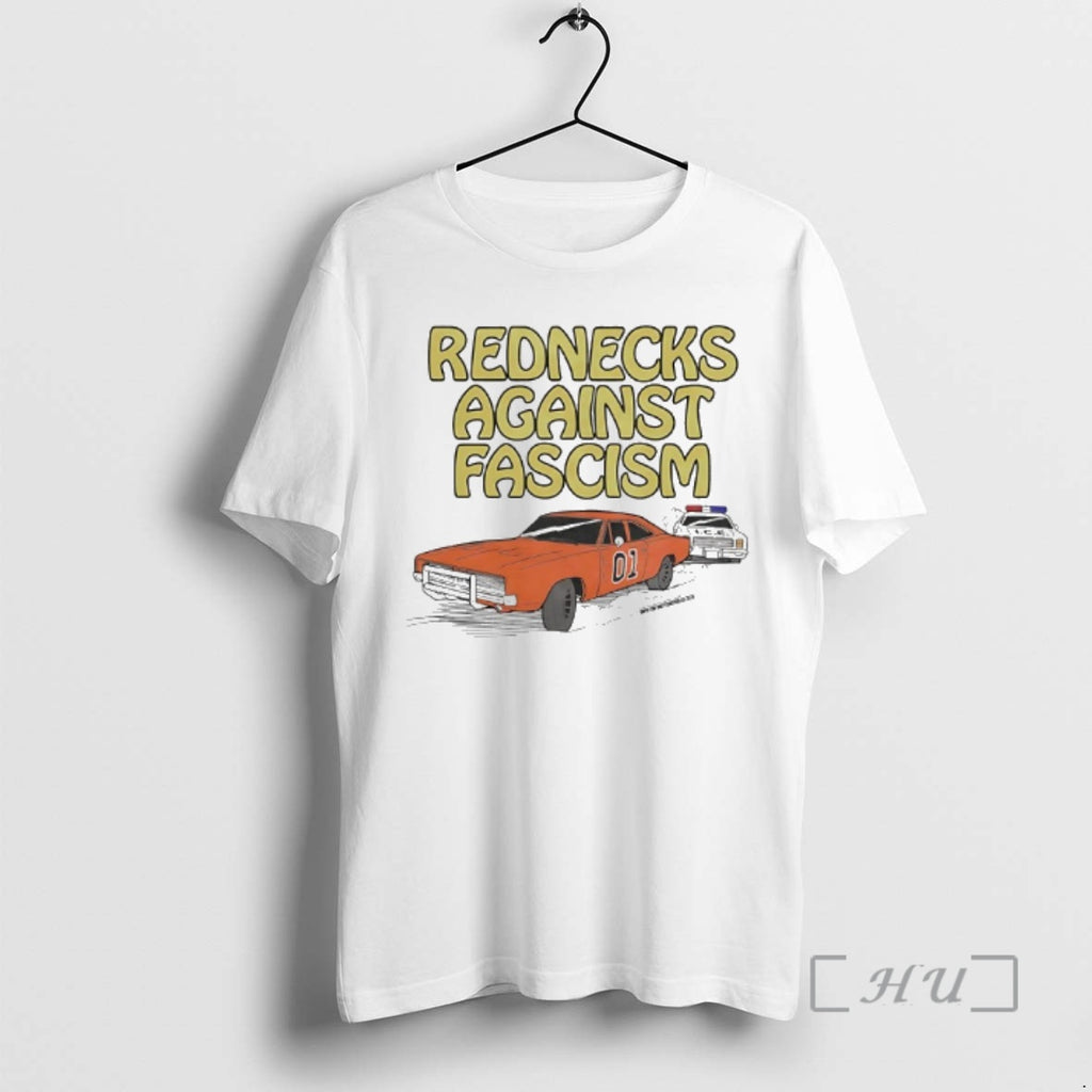 Officials Rednecks Against Fascism The Dukes Of Hazzard Car T-Shirts, Hoodie, Sweatshirt | DripVista.com