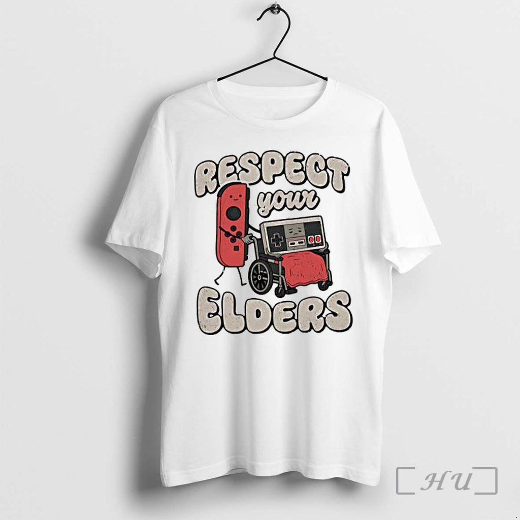 Officials Respect Your Elders Gamer Humor Switch And Nes Controller
