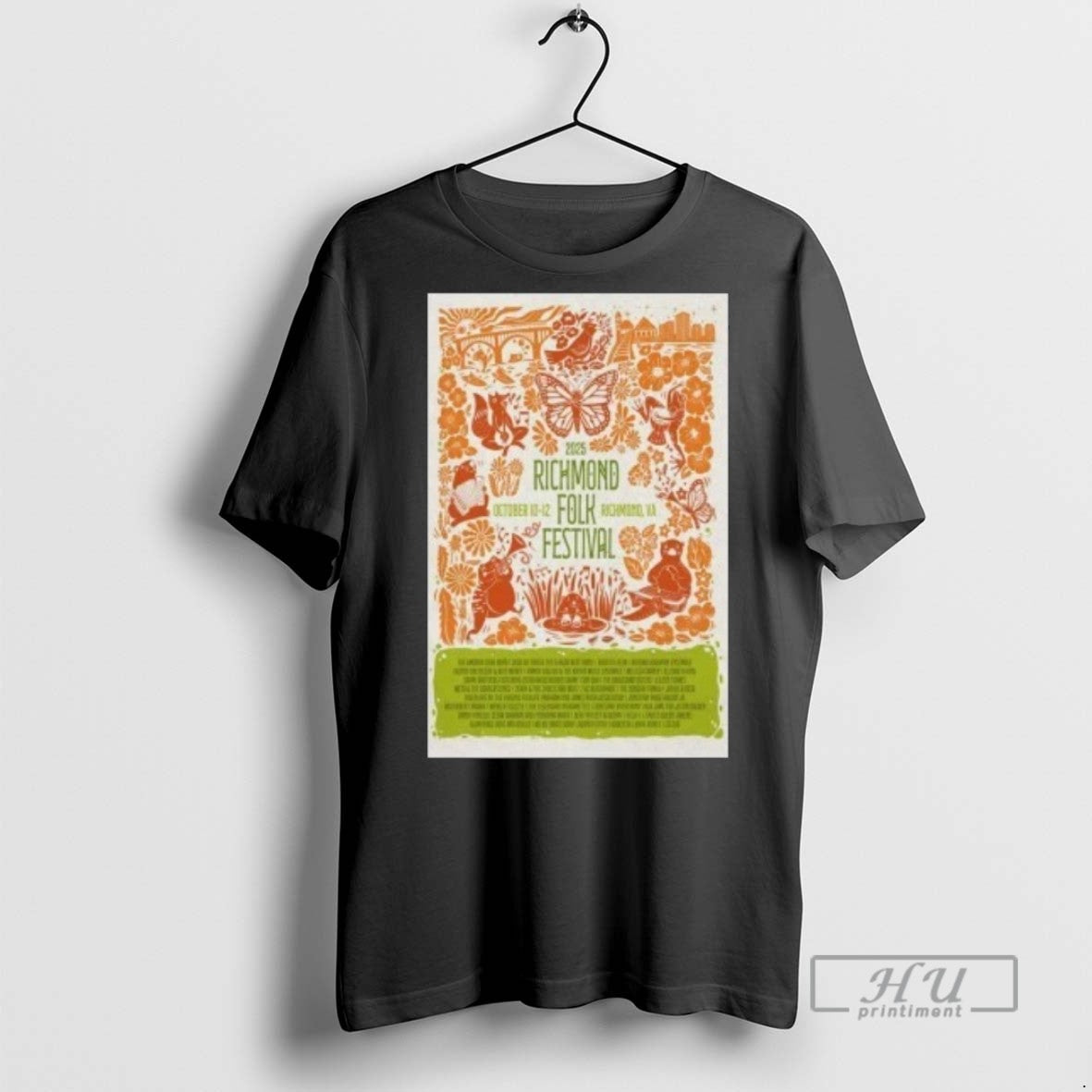 Officials Richmond Folk Festival Oct 10 12 Richmond Va 2025 T Shirts Sweatshirt Hoodies
