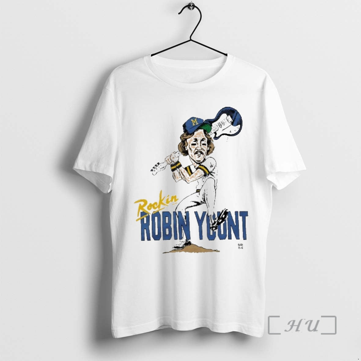 Officials Rockin Robin Yount Milwaukee Brewers Superstar Caricature T-Shirts, Hoodie, Sweatshirt | DripVista.com