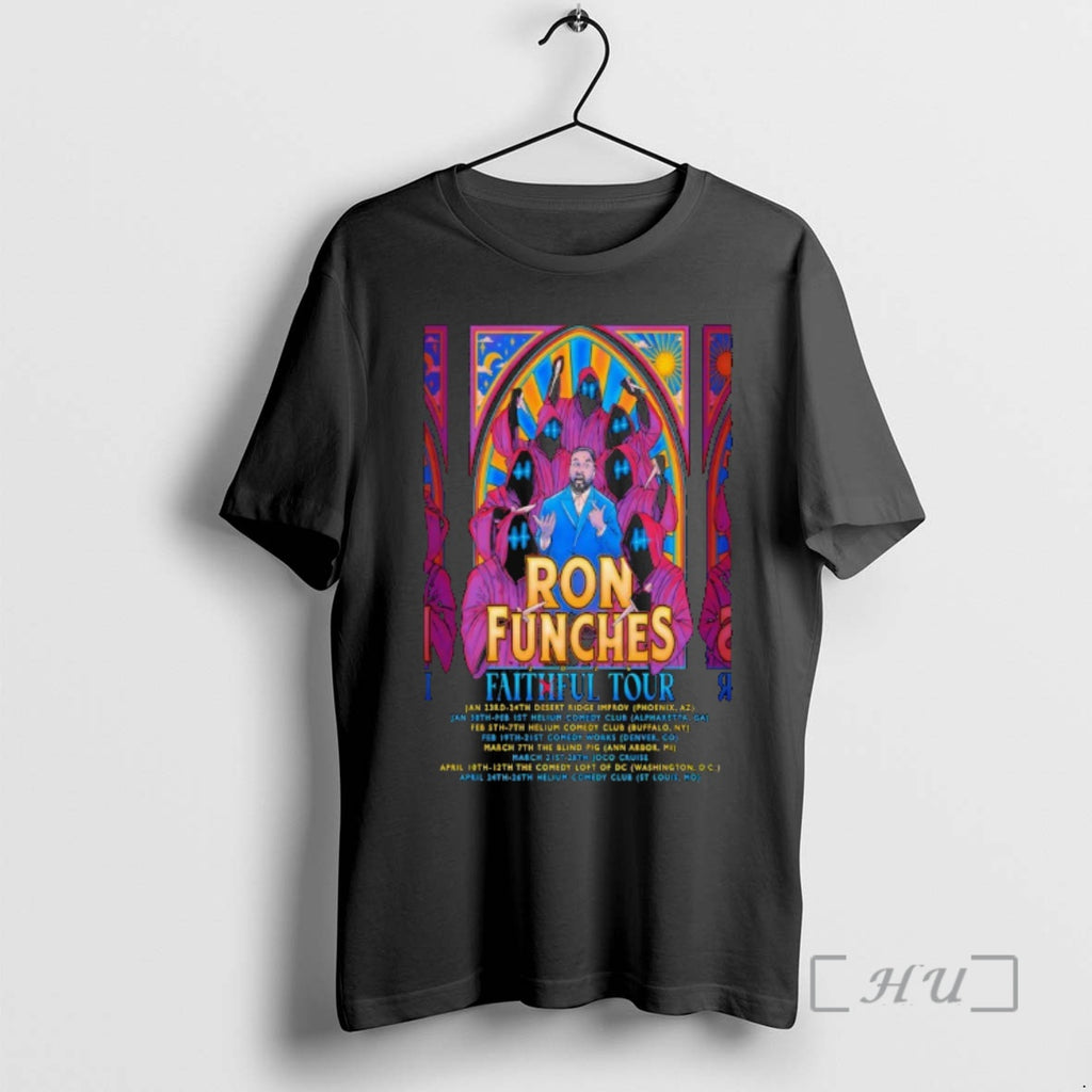 Officials Ron Funches Faithful Tour 2026 T-Shirts, Hoodie, Sweatshirt | DripVista.com
