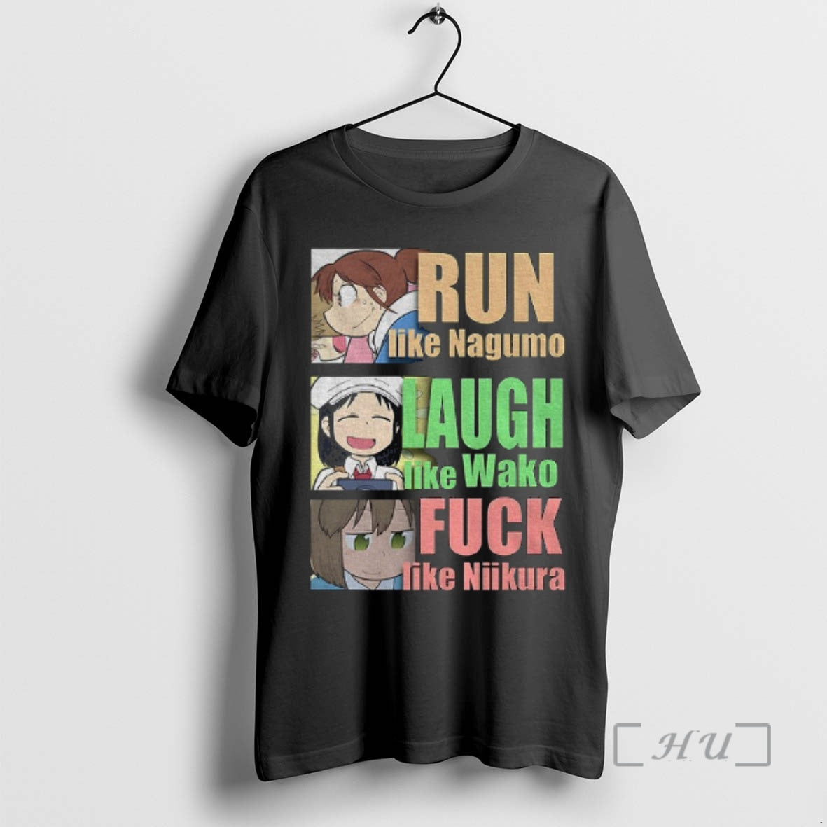 Officials Run Like Nagumo Laugh Like Wako Fuck Like Niikura Cartoon Premium T Shirts Sweater Hoodie, Sweatshirt