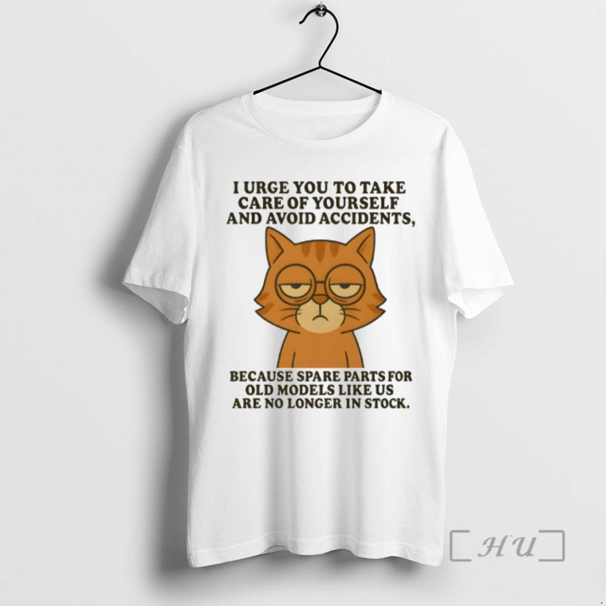 Officials Sad Orange Cat I Urge You To Take Care Of Yourself And Avoid Accidents T-Shirts, Hoodie, Sweatshirt | DripVista.com