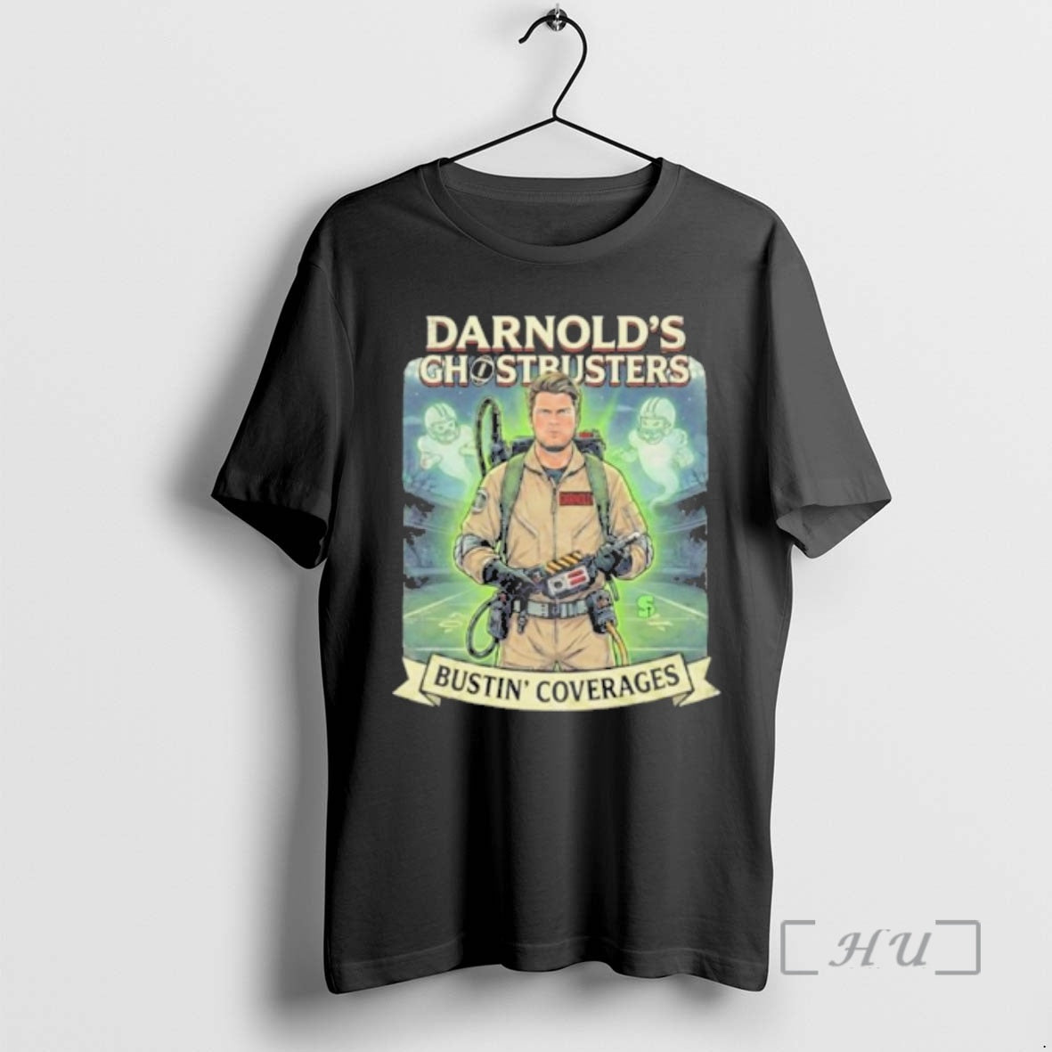 Officials Sam Darnold Ghostbusters Bustin Coverages T-Shirts, Hoodie, Sweatshirt | DripVista.com