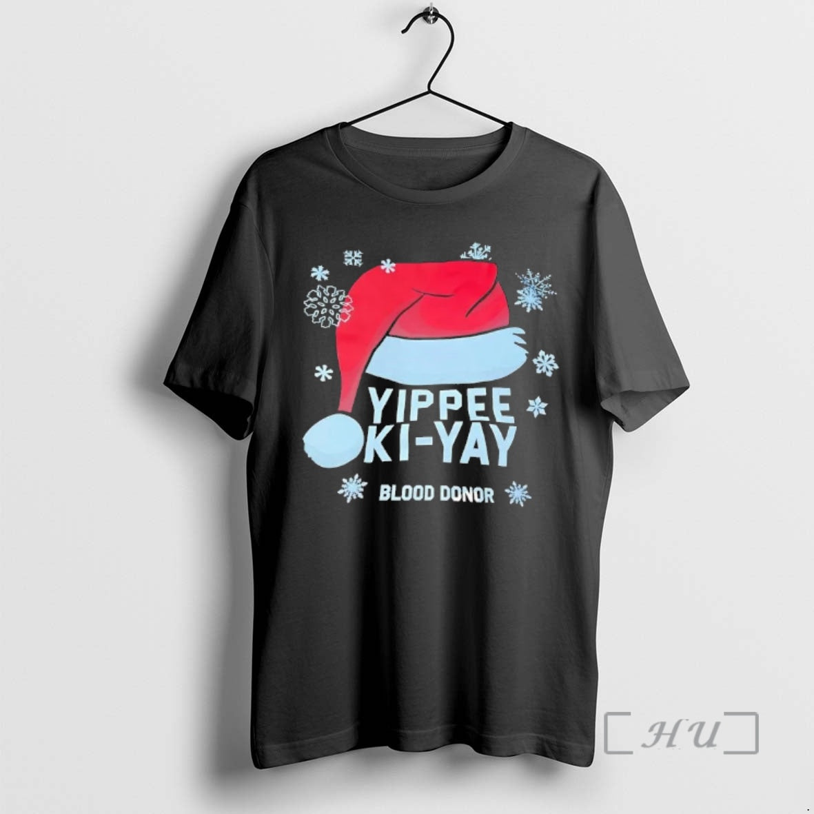 Officials Santa Hat Yippee Ki Yay Blood Donor Christmas T-Shirts, Hoodie, Sweatshirt | DripVista.com