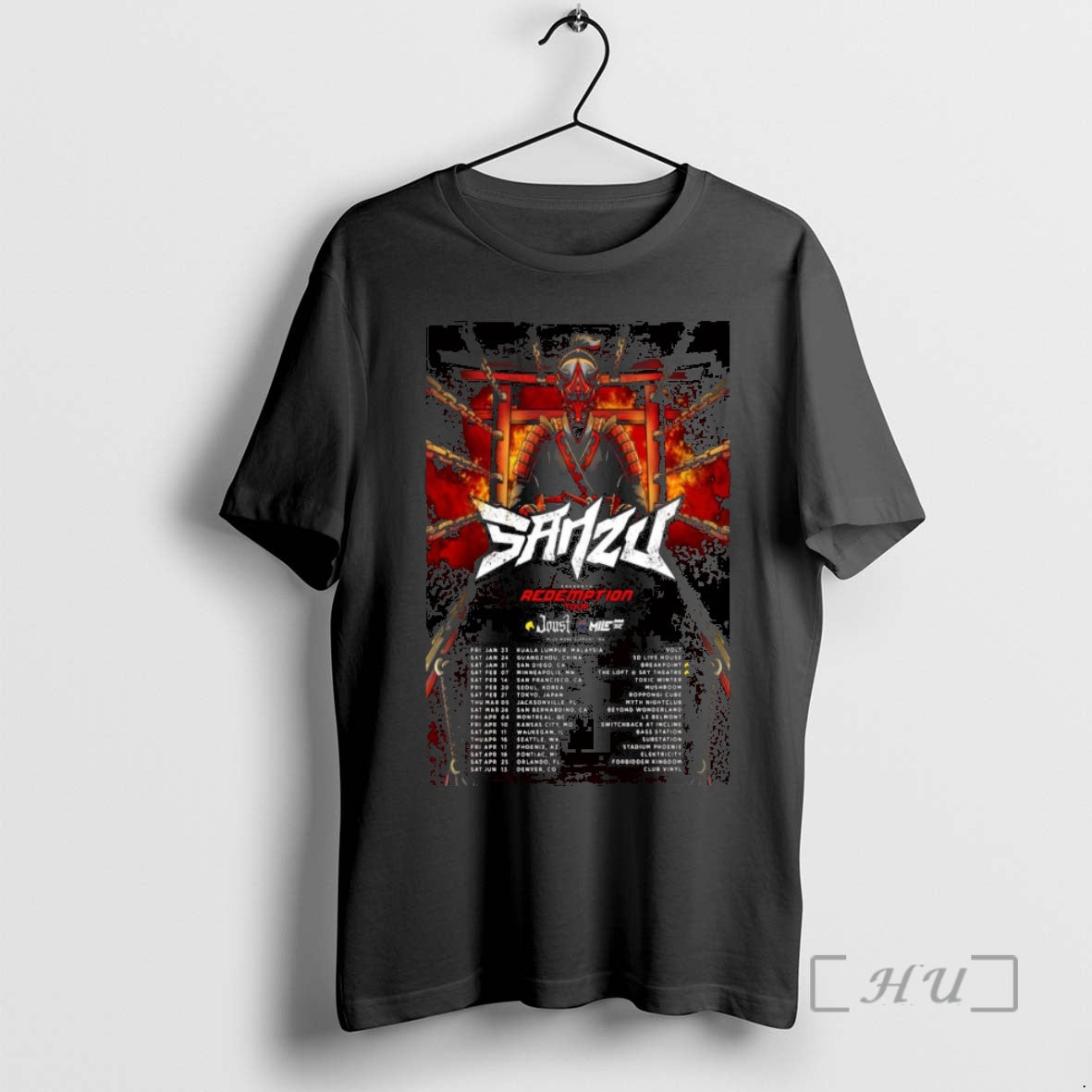 Officials Sanza Redemption Tour 2026 T-Shirts, Hoodie, Sweatshirt | DripVista.com