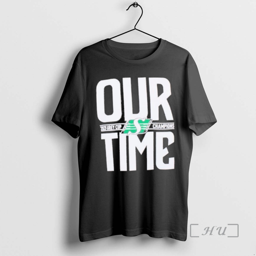 Officials Saskatchewan Roughriders 112th Grey Cup Champions Our Time T-Shirts, Hoodie, Sweatshirt | DripVista.com