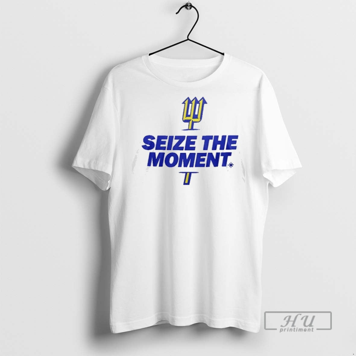 Officials Seattle Mariners Trident Seize The Moment Logo T Shirt Sweatshirt Hoodies