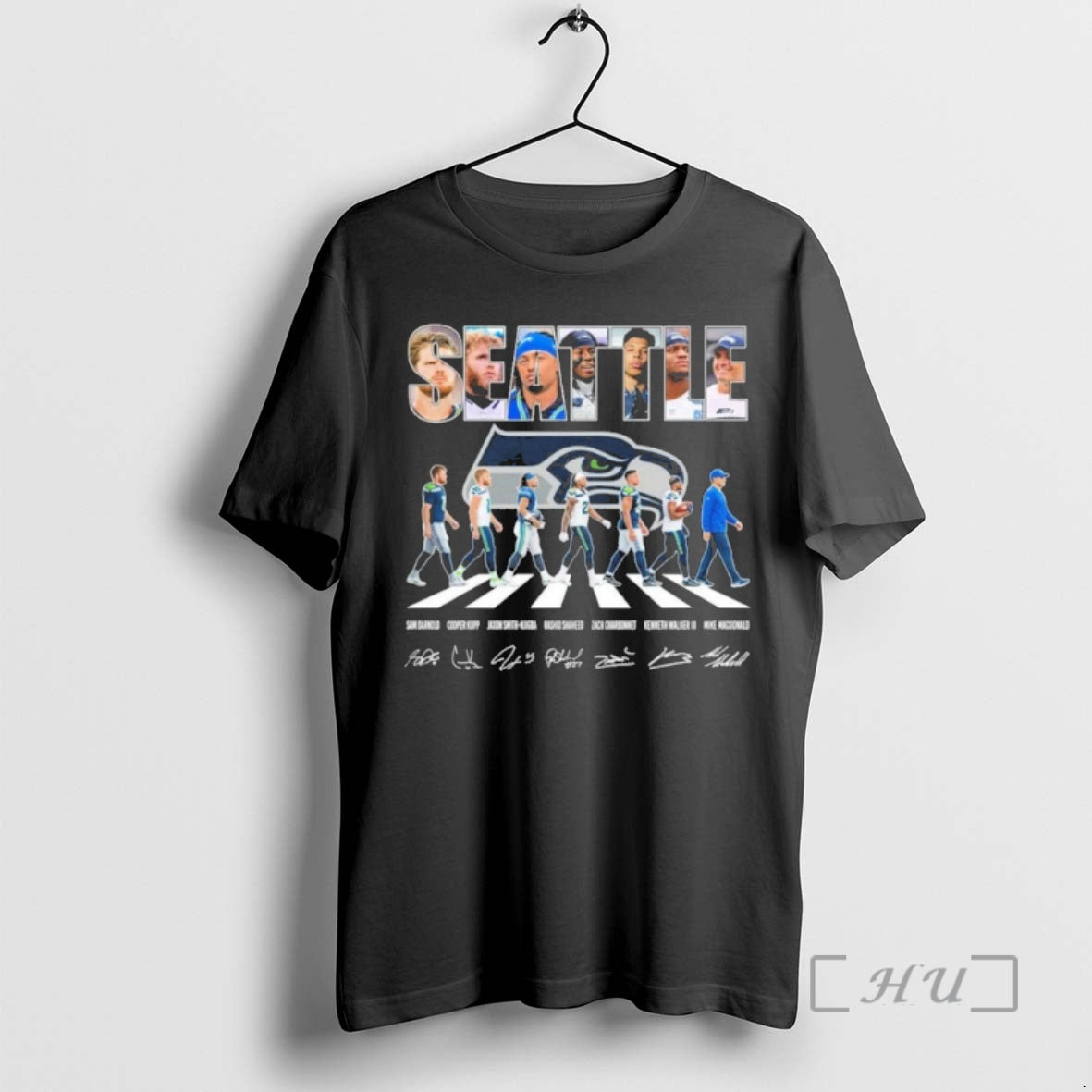 Officials Seattle Team Player Abbey Road Signature T-Shirts, Hoodie, Sweatshirt | DripVista.com