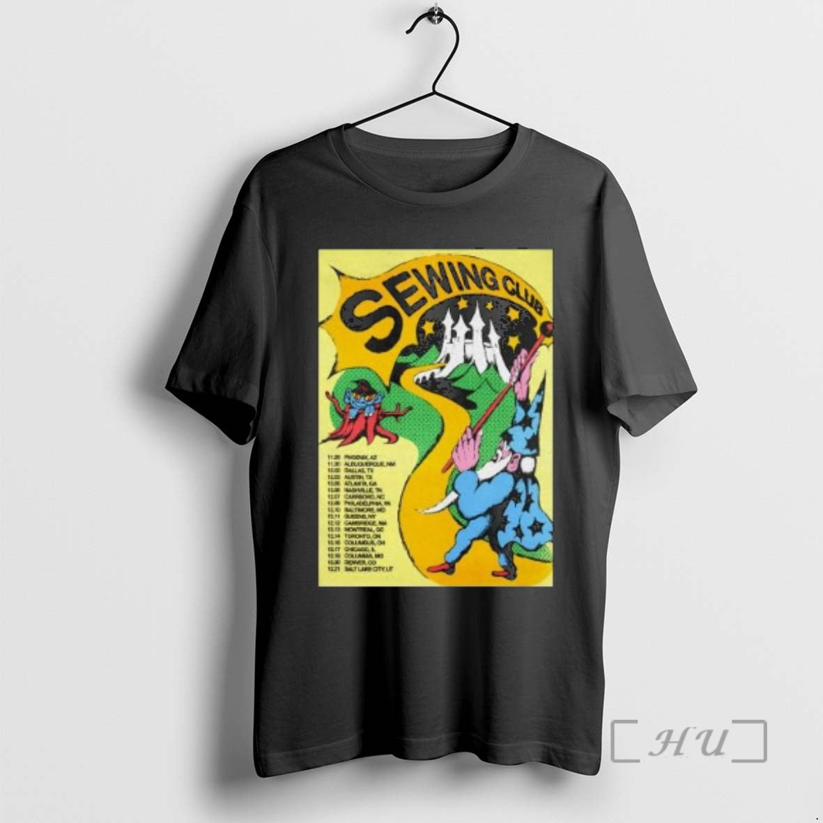 Officials Sewing Club America 2025 Tour Circle Black T-Shirts, Hoodie, Sweatshirt | DripVista.com