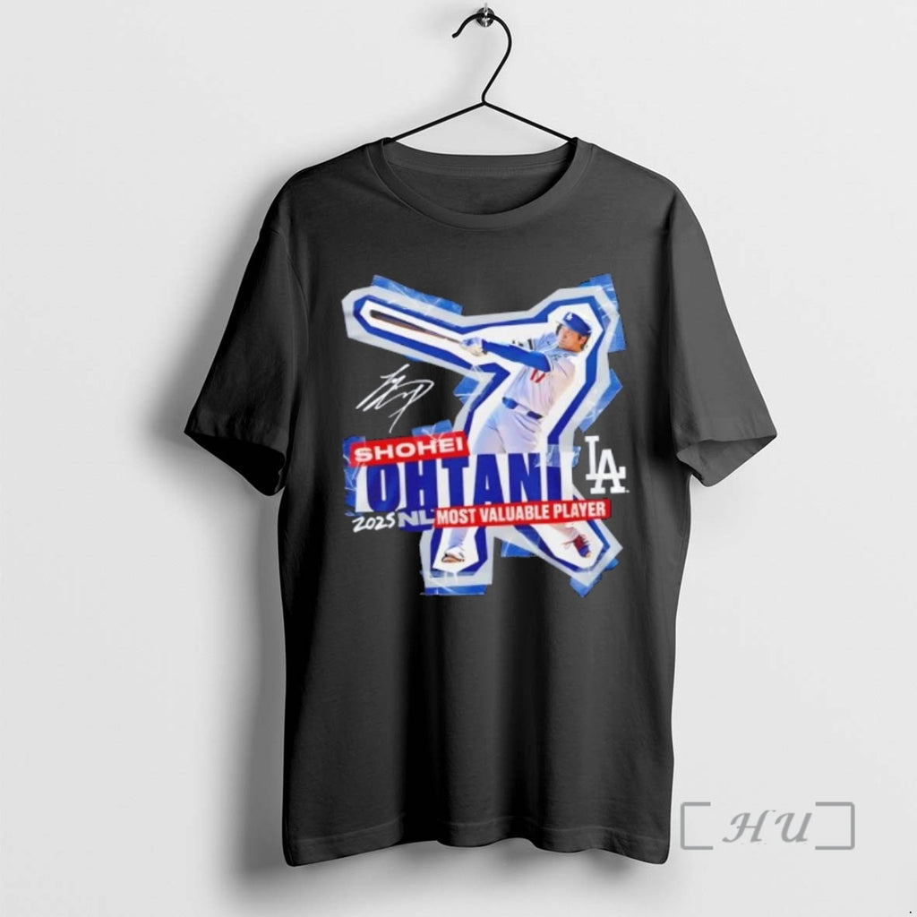 Officials Shohei Ohtani Royal 2025 Mvp Los Angeles Dodgers 2 Sided Premium T Shirts Sweater Hoodie, Sweatshirt