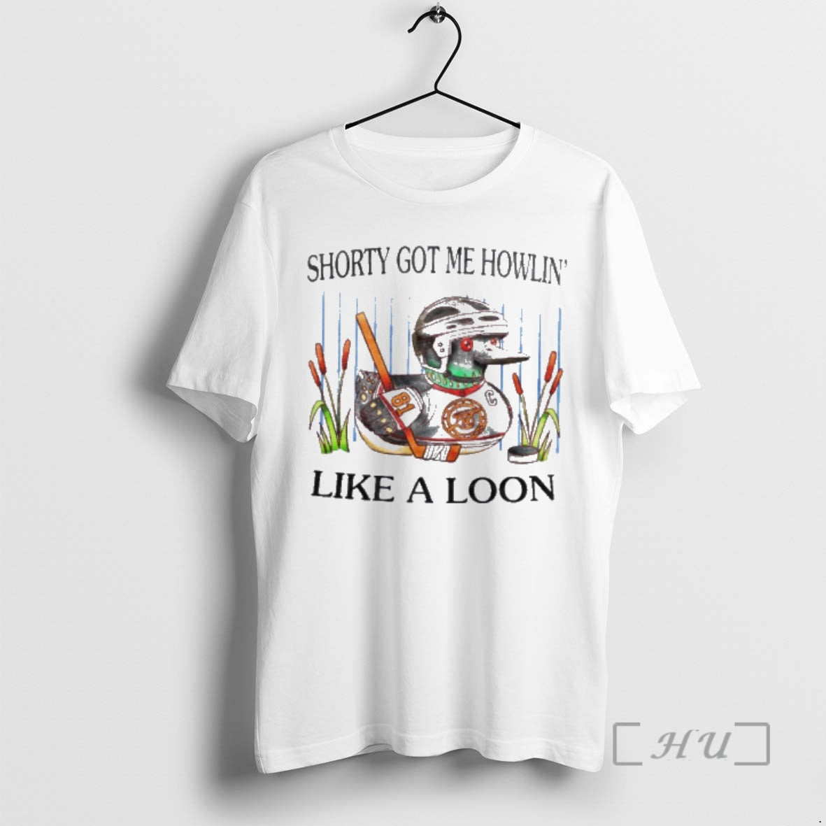 Officials Shorty Got Me Howlin Like A Loon Duck Hockey T-Shirts, Hoodie, Sweatshirt | DripVista.com
