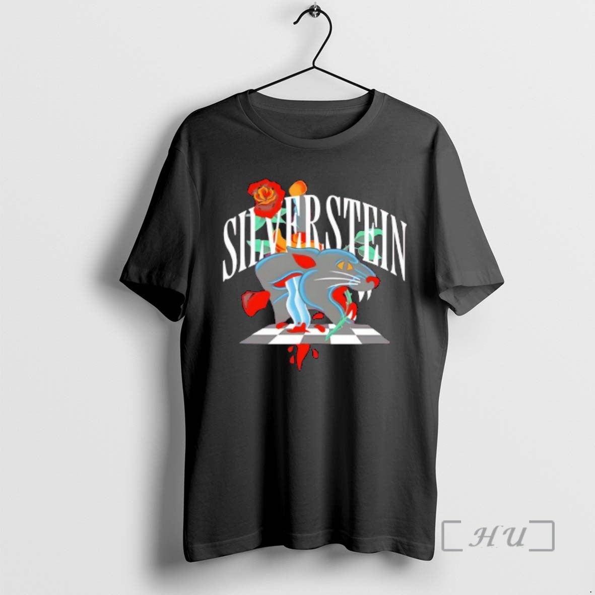 Officials Silverstein Panther Rose And Blood T-Shirts, Hoodie, Sweatshirt | DripVista.com
